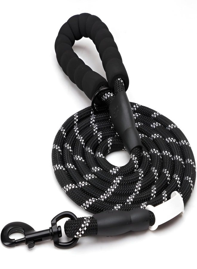 CRAZYABBS Heavy Duty Nylon Dog Leash | Anti Slip Padded Handle Long Dog Leash | Highly Reflective Leash for Dogs | Dog Rope for Medium & Large Dogs | Dog Training Leash - Image 1